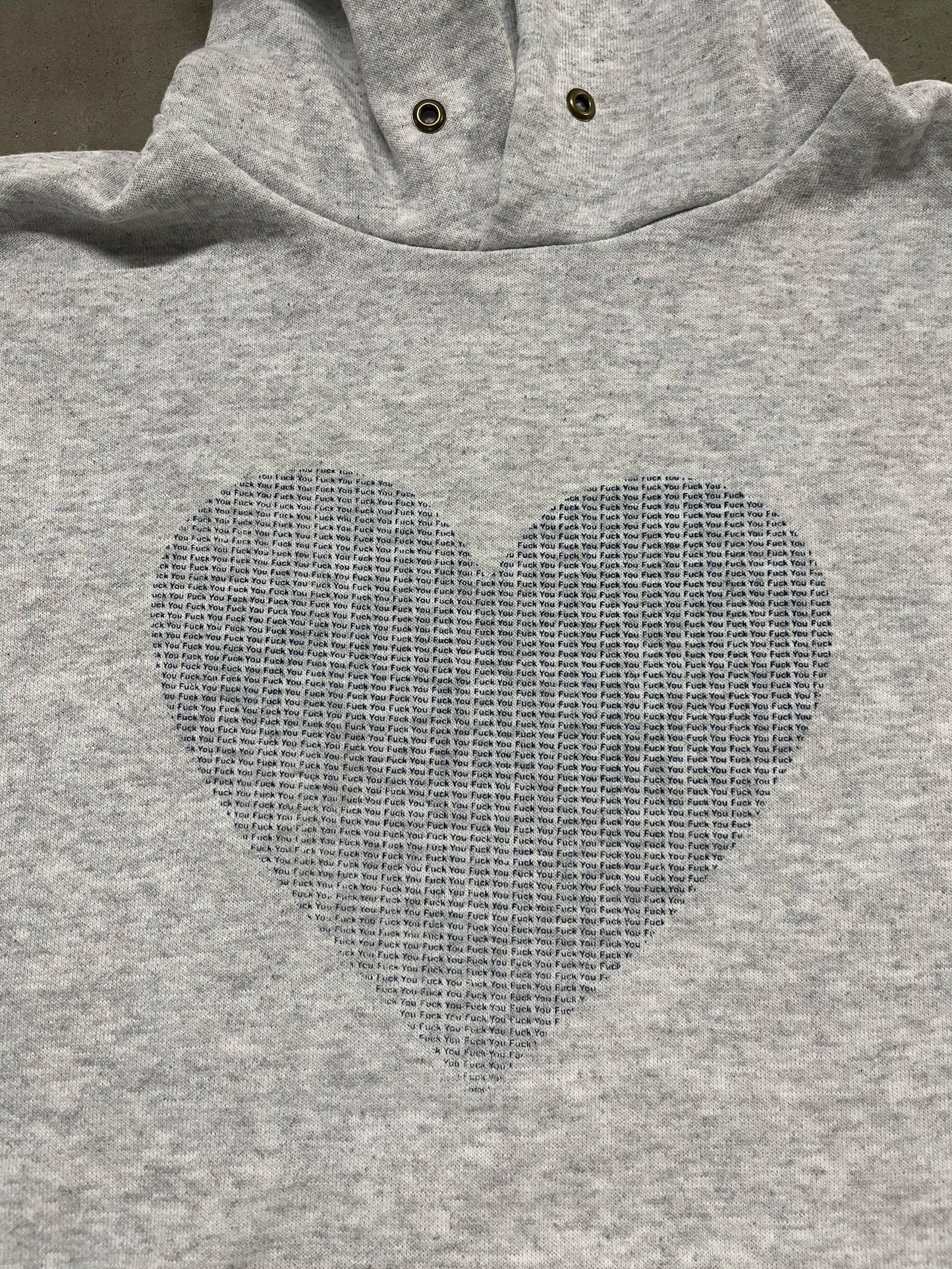 HEATHER GREY VALENTINE'S DAY HOODIE