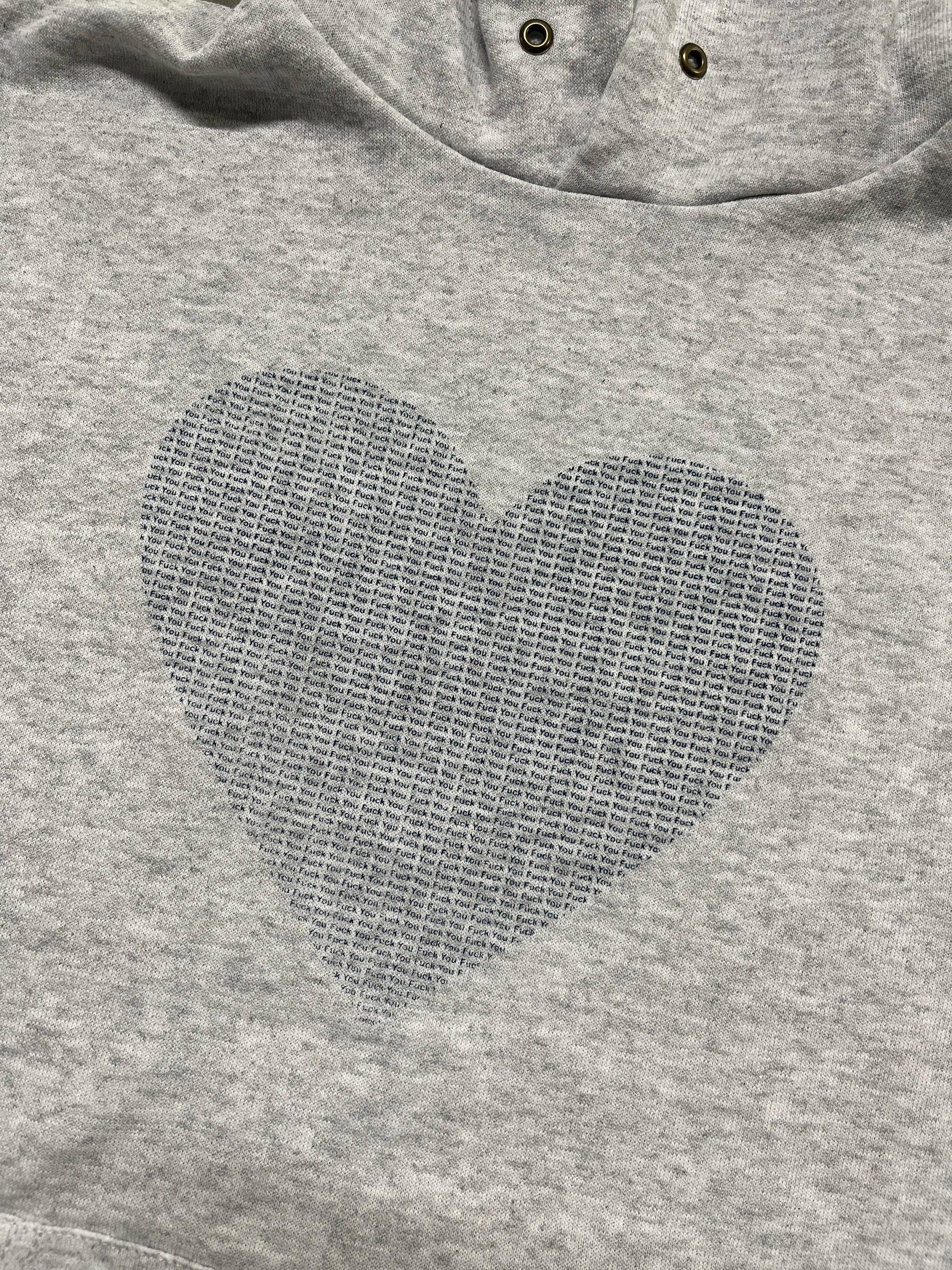 HEATHER GREY VALENTINE'S DAY HOODIE