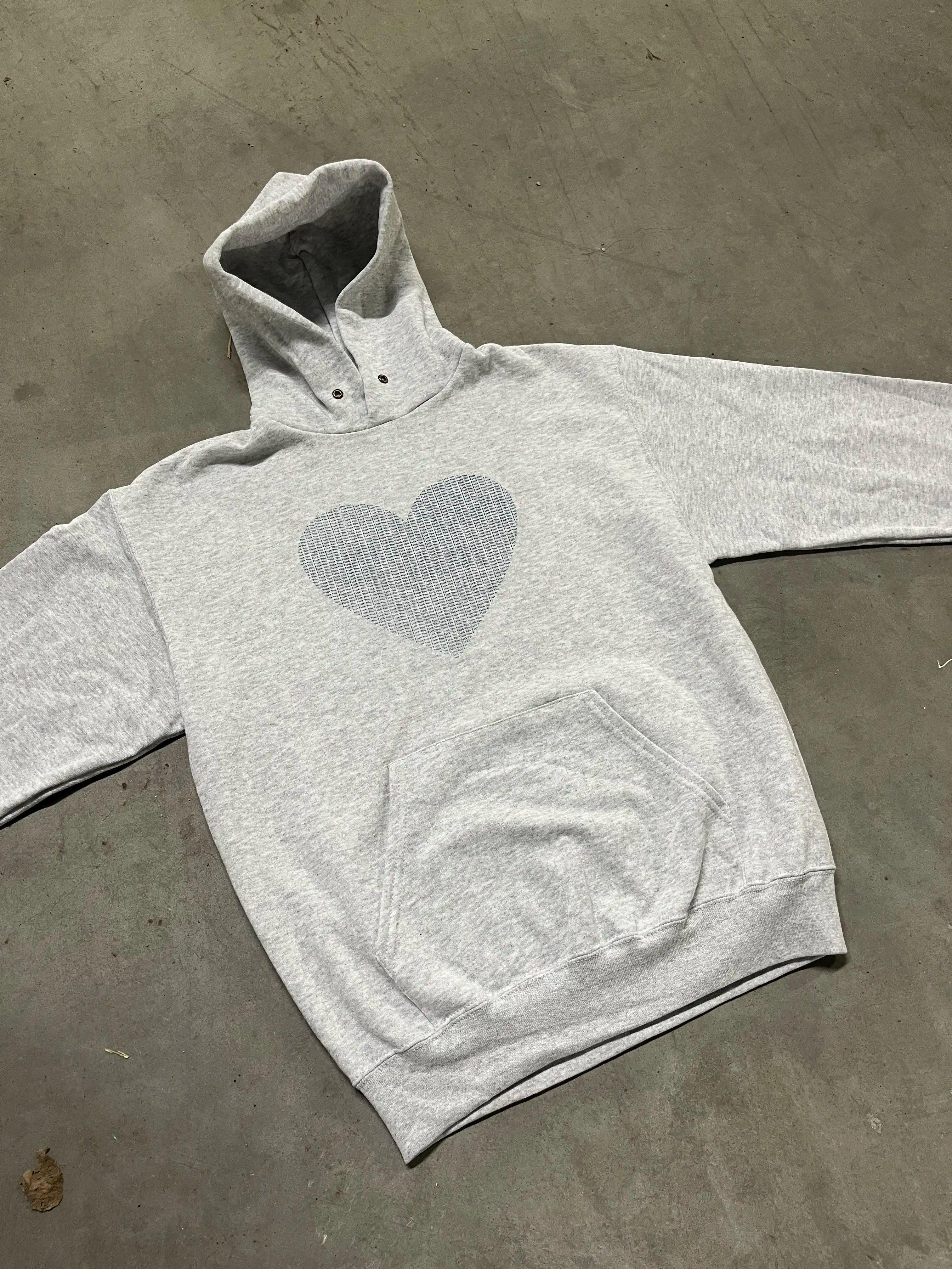 HEATHER GREY VALENTINE'S DAY HOODIE