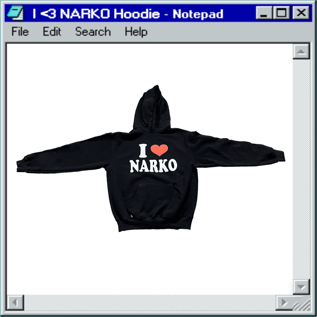 "I <3 Narko" Hoodie - Betise